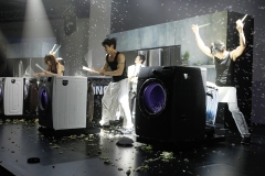 Samsung IFA 2013 NANTA Show Korea Band Waschmaschine