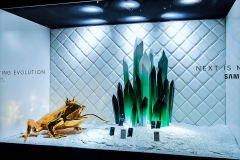Samsung IFA KaDeWe 2015 Innovating Evolution Next is Now Schaufenster Atrium VIP Dinner Crystal King Frosch Diamanten Galaxy S6