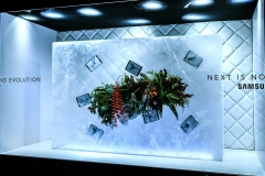 Samsung IFA KaDeWe 2015 Innovating Evolution Next is Now Schaufenster Atrium VIP Dinner Genesis on Ice Iceblock Tablets
