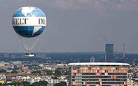 Hi-Flyer Berlin 2010 Axel Springer Verlag Die Welt Attraktion Skyline Berlin Vermarktung Heißluftballon